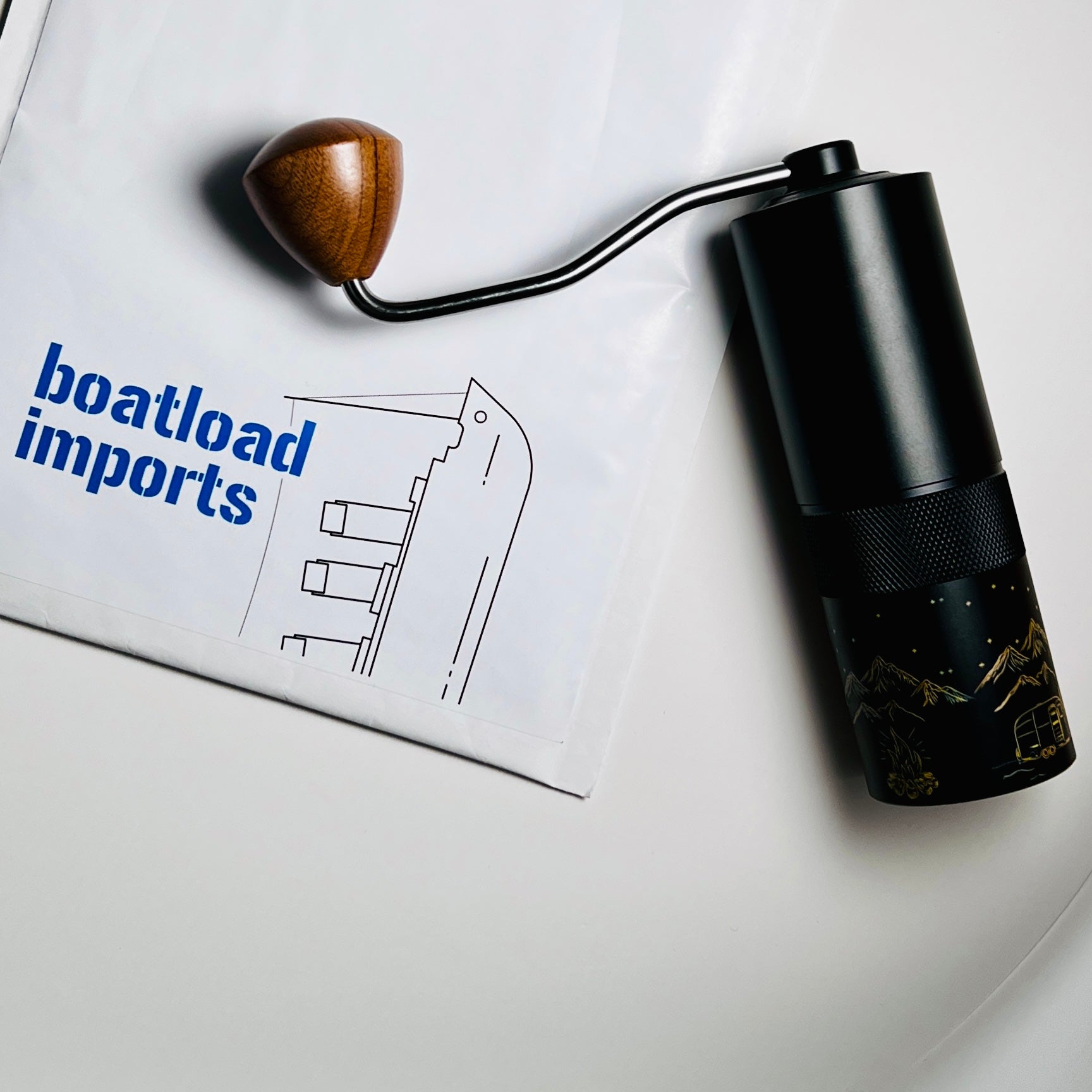 Boatload Imports Manual Coffee and Spice Grinder